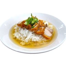 ข้าวต้มหมูกรอบ.