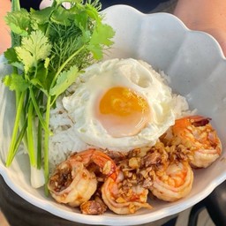 PEPPER GARLIC SHRIMP & RICE