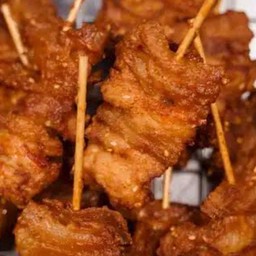 หมูปิ้งทอด