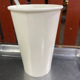 แก้วกระดาษ +หลอด+ช้อน 1 ชุด
