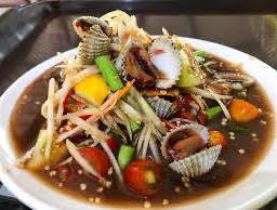 ตำหอยแครง