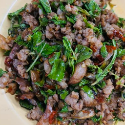 ข้าวผัดกะเพราไก่สับ LINE MAN