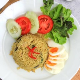 ข้าวผัดเขียวหวานไก่ S 