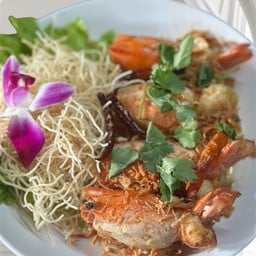 กุ้งราดซอสมะขาม