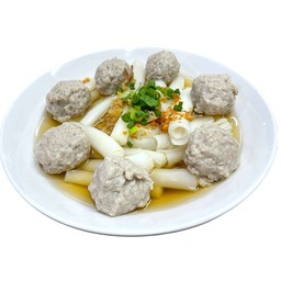 กวยจั๊บน้ำใส หมู เลือด.