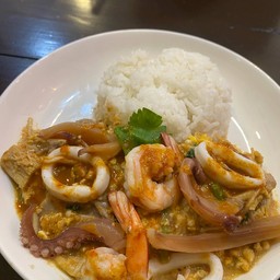 ข้าวหน้าไข่นัวทะเล