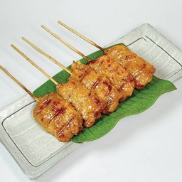 หมูปิ้งนมสด 5 ไม้