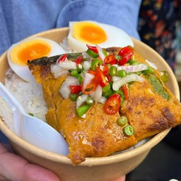 ห่อหมกทะเลราดข้าว 1ห่อ