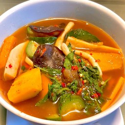 ถ้วย/แกงเลียงผักรวม (ไม่ใส่เนื้อสัตว์)