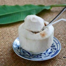 Fresh Coconut Juice / น้ำมะพร้าวเป็นลูก