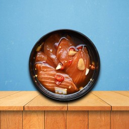 Salmon Sashimi Marinated Shoyu