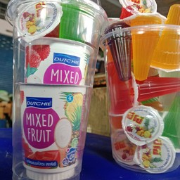 โยเกิร์ตผลไม้รวมปั่นปีโป้