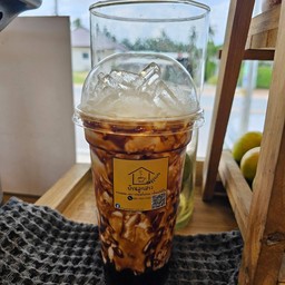 นมสดบราวน์ชูก้าเย็น