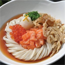 Salmon Ikura Yuzu Cold Udon