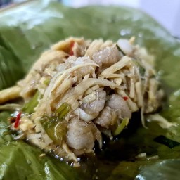 หมกหน่อไม้ใส่หมู