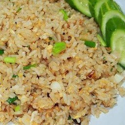 ข้าวผัดมันหมู หมูชิ้น