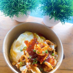 ข้าวไข่ข้นหน้าล้นหมึกนรกแตก