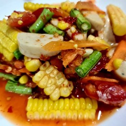 ตำข้าวโพดหมูยอ