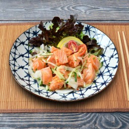 Spicy Salmon Tataki