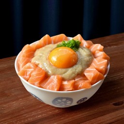 Salmon Kani Miso Meshi
