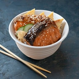 Salmon Teriyaki Mini Donburi