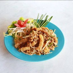 ผัดไทโบราณแคบหมู