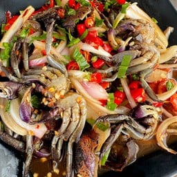 ยำแซ่บปูจืด (ปูไซร์6-7ตัวตามขนาด)