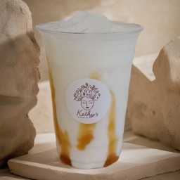 นมสดคาราเมล ร้อน