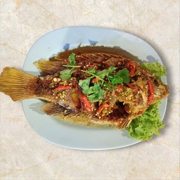 ปลาทับทิมราดพริก