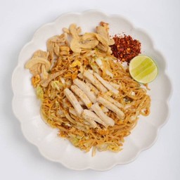 ขนมจีนผัด Fried Rice Vermicelli With Vietnamese Pork Sausage
