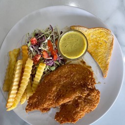 สเต็กไก่ทอด