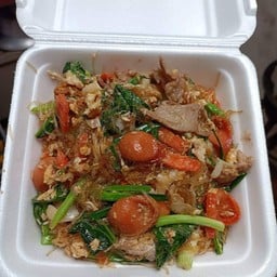 ข้าวราดหมูผัดวุ้นเส้น
