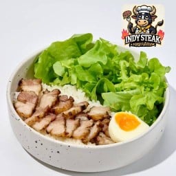 ร้านอินดี้สเต็ก ตลาดนัดเรือบิน