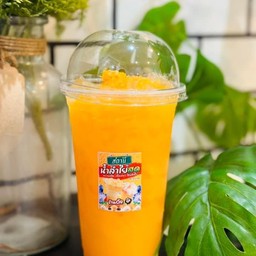 น้ำส้มคั้นสด