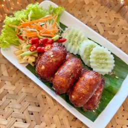 ไส้กรอกอีสานทอด