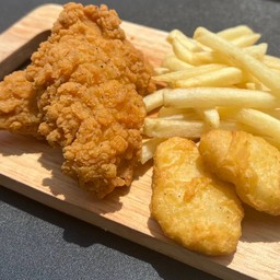 ชุดอิ่มคนเดียว(ซอสมะเขือเทศ)