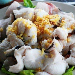 ลวกจิ้มปลาบึก