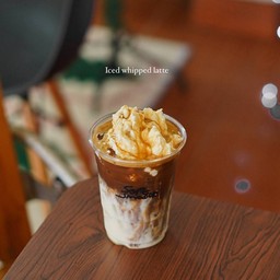 Iced whipped latte
