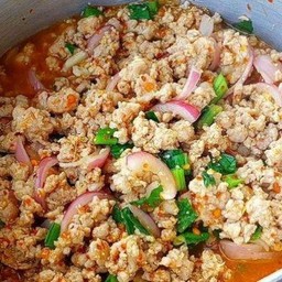 ลาบหมูสับ