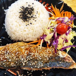 ข้าวปลาซาบะย่าง