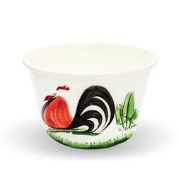 ชามกระดาษ พร้อม ช้อน และ ตะเกียบ 1 ชุด