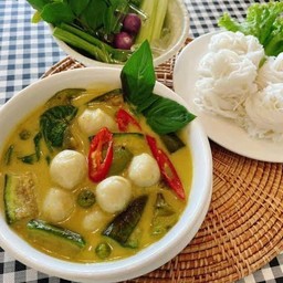 ครัววันละหม้อ ขนมจีน-แกงเขียวหวาน