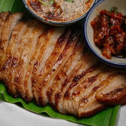 คอหมูย่าง  -  Grilled Pork Neck