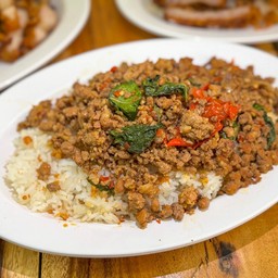 ข้าวกระเพราหมูสับ