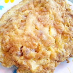 ข้าวไข่เจียวหมูสับ+ซอสเกาหลี+ฟรีใส่พริกสด (ไข่1ฟอง)