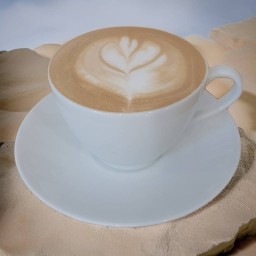 ลาเต้ ร้อน