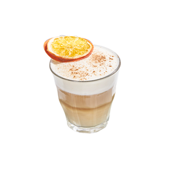 Hot café orange latte ลาเต้ส้มร้อน