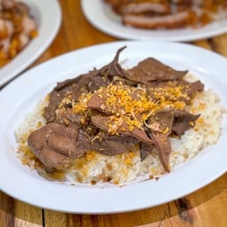 ข้าวตับกระเทียม