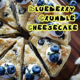 Blueberry Crumble Cheesecake