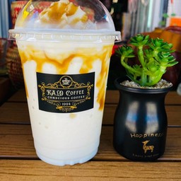 นมสดคาราเมลล์เย็น